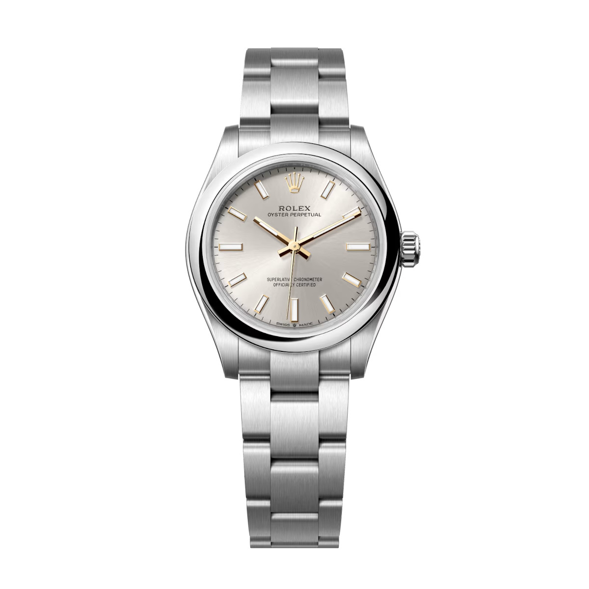 Rolex-Oyster-Perpetual-277200-0001-Silver-Dial-Oyster-Bracelet-Watch.jpg Rolex Oyster Perpetual 277200-0001 Silver Dial Oyster Bracelet Watch - Image 1