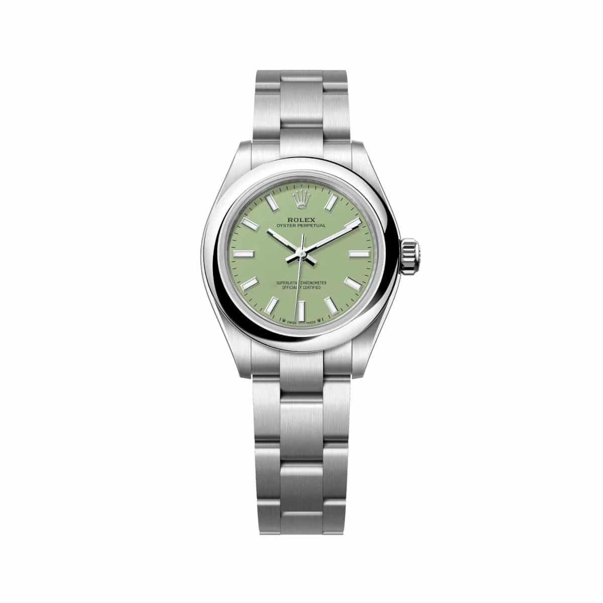 Rolex-Oyster-Perpetual-28-276200-0006-Pistachio-Dial-Oystersteel-Oyster-Bracelet.jpg Rolex Oyster Perpetual 28 276200-0006 Pistachio Dial Oystersteel Oyster Bracelet - Image 1