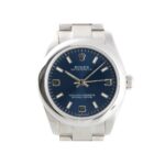 Rolex Oyster Perpetual 177200-0024 Blue Arabic Dial with Luminescent Markers 31mm Watch
