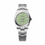 Rolex Oyster Perpetual 34 124200-0006 Pistachio Dial Oystersteel Oyster Bracelet