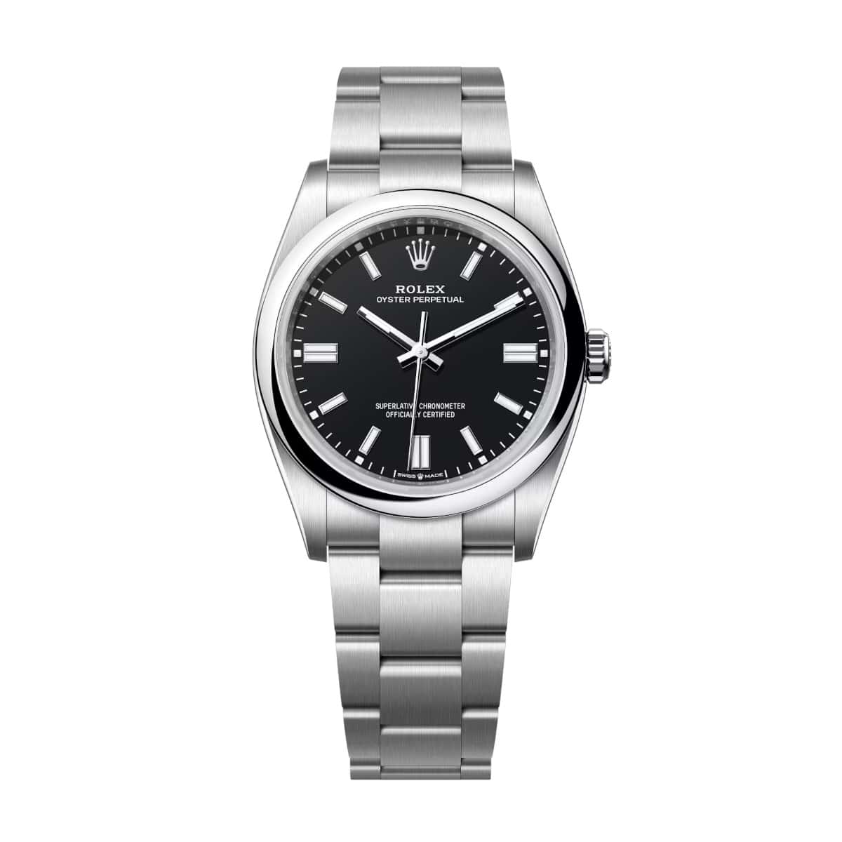Rolex-Oyster-Perpetual-36-126000-0014-Black-Dial-Oystersteel-Oyster-Bracelet.jpg Rolex Oyster Perpetual 36 126000-0014 Black Dial Oystersteel Oyster Bracelet - Image 1