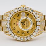 Rolex Sky-Dweller 326938 42mm Arabic Champagne Dial Iced Out Mens Watch - Image 5