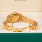 Rolex 228238-0004 Day-Date Black Baguette 40mm Yellow Gold Mens Watch - Image 4