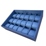 18 Watch Baby-Blue Stackable Tray | Stackable Watch Case