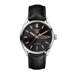 Tag Heuer Carrera WBN2013 Day-Date Black Dial 41mm Steel Watch