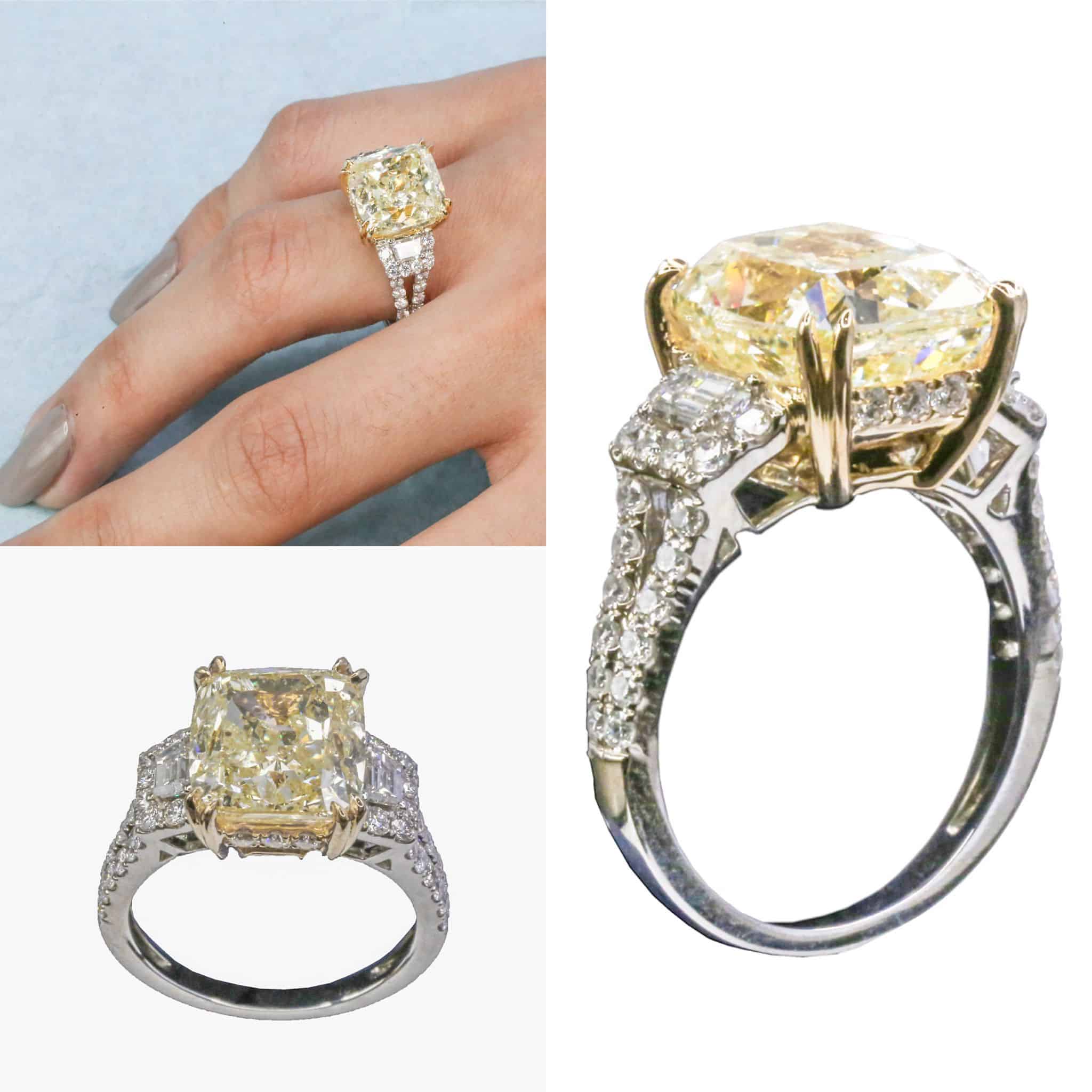 WhatsApp-Image-2021-09-13-at-2.02.09-PM.jpeg Fancy Yellow Light 18k White Gold Two-Tone Diamond Engagement Ring - Image 1