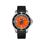 Breitling A17366D71O1S2 Superocean Automatic 42 Stainless Steel Orange Dial