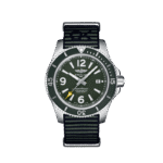 Breitling A17367A11L1W1 Superocean Automatic 44 Outerknown Stainless Steel Matt Green Dial