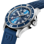 Breitling A17392D81C1S1 Superocean II 44 Stainless Steel Gun Blue Dial - Image 2