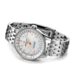 Breitling A17395211A1A1 Navitimer Automatic 35 Stainless Steel 35mm White Mother-of-Pearl dial - Image 4