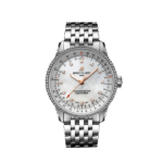 Breitling A17395211A1A1 Navitimer Automatic 35 Stainless Steel 35mm White Mother-of-Pearl dial - Image 2