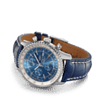 Breitling A24322121C1P1 Navitimer Chronograph GMT 46 Stainless Steel Blue Dial - Image 4