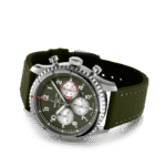 Breitling AB01192A1L1X1 Aviator 8 B01 Chronograph 43 Curtiss Warhawk Stainless Steel Military green Dial - Image 4