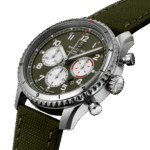 Breitling AB01192A1L1X1 Aviator 8 B01 Chronograph 43 Curtiss Warhawk Stainless Steel Military green Dial - Image 3