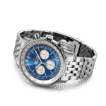 Breitling AB0127211C1A1 Navitimer B01 Chronograph 46 Stainless Steel Aurora Blue Dial Watch - Image 4
