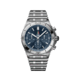 Breitling AB01344A1C1A1 Chronomat B01 42 Frecce Tricolori Limited Edition Stainless Steel Blue Dial Watch - Image 2