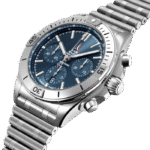 Breitling AB01344A1C1A1 Chronomat B01 42 Frecce Tricolori Limited Edition Stainless Steel Blue Dial Watch - Image 3