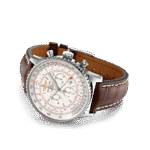 Breitling AB0441211G1P1 Navitimer B04 Chronograph GMT 48 Stainless Steel Mercury Silver Dial - Image 4