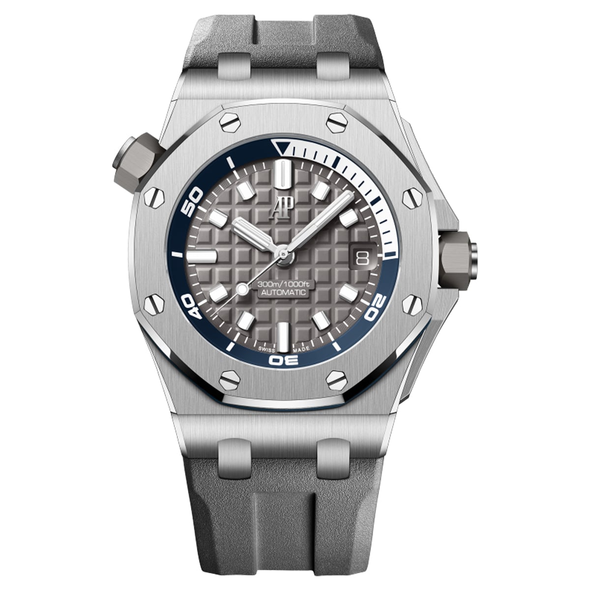 audemars-piguet-15720ST.OO_.A009CA.01.jpg Audemars Piguet 15720ST.OO.A009CA.01 Royal Oak Offshore 42mm Grey Dial Watch - Image 1