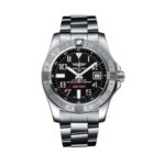 Breitling A32390111B1A1 Avenger II GMT Stainless Steel 43mm “Volcano Black” Dial