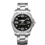 Breitling E79363101B1E1 Aerospace Evo 43mm Titanium Volcano Black Dial