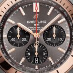 Breitling UB0134101B1U1 Chronomat B01 42 Stainless Steel and 18k Red Gold Anthracite grey dial - Image 6