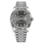 Rolex Datejust 126334-0006 Slate Diamond Jubilee 41mm Stainless Steel