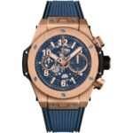 Hublot Big Bang Unico 44mm Blue Skeleton Dial 18kt Rose Gold HUB1280 421.OX.5180.RX
