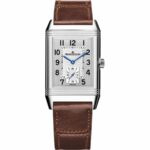 Jaeger-LeCoultre Reverso Classic Large Duoface Stainless Steel Brown Leather 3848422