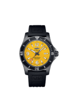 Breitling M17368D71I1S2 Superocean Automatic Black Steel 46mm Yellow Dial