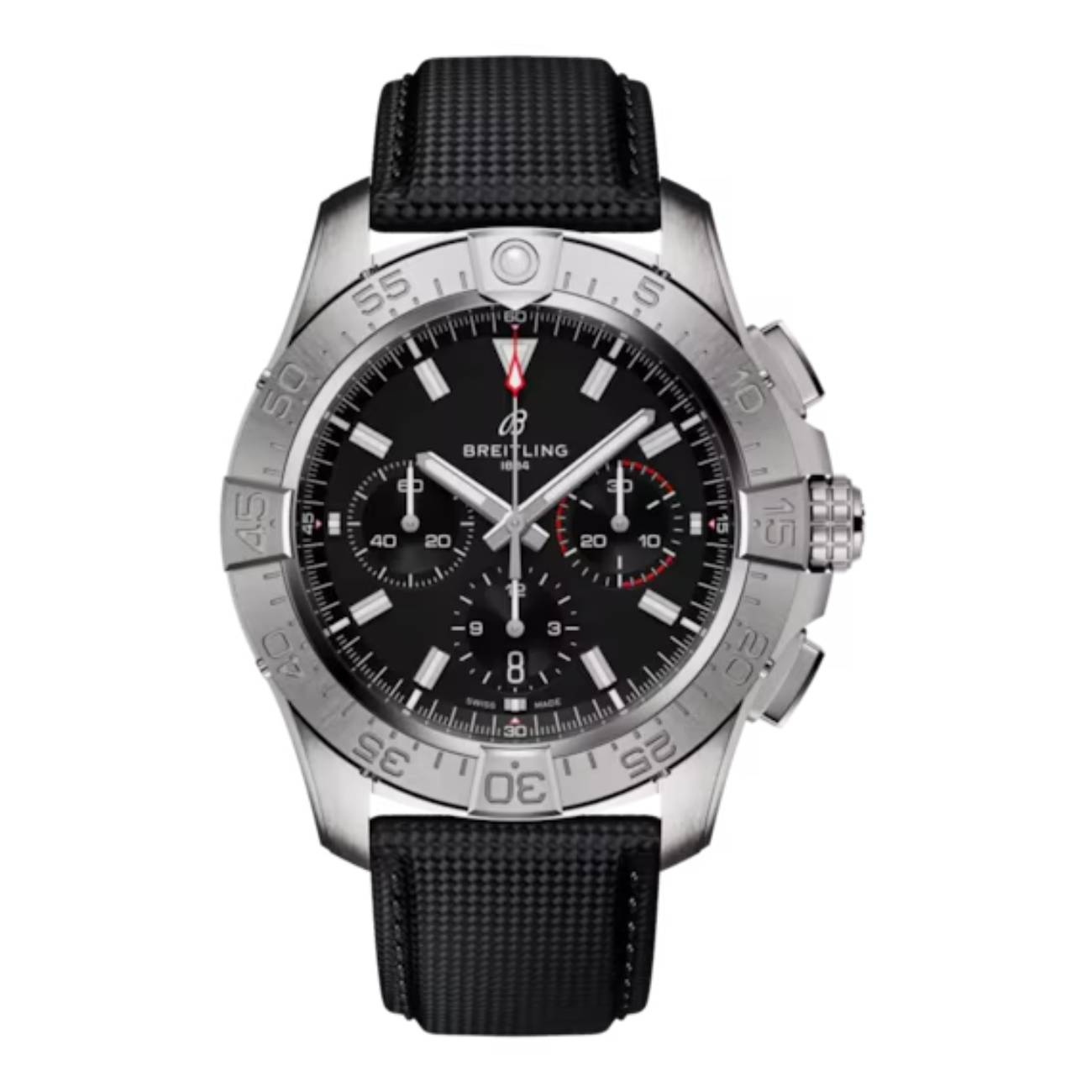 product122-breitling-avenger-b01-chronograph-ab0147101b1x1-44mm-black-dial-stainless-steel-image1.jpg Breitling Avenger B01 Chronograph AB0147101B1X1 44mm Black Dial Stainless Steel - Image 1