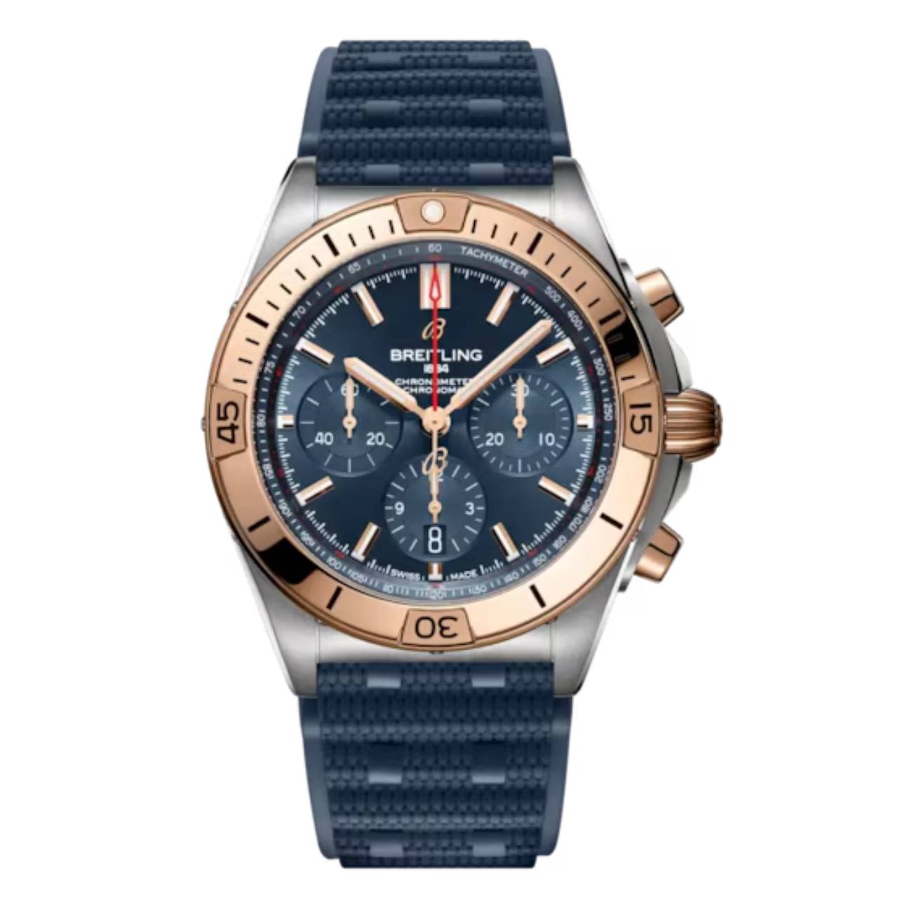 product160-breitling-chronomat-b01-ub0134101c1s1-42mm-2025-blue-dial-image1.jpg Breitling Chronomat B01 UB0134101C1S1 42MM 2025 Blue Dial - Image 1