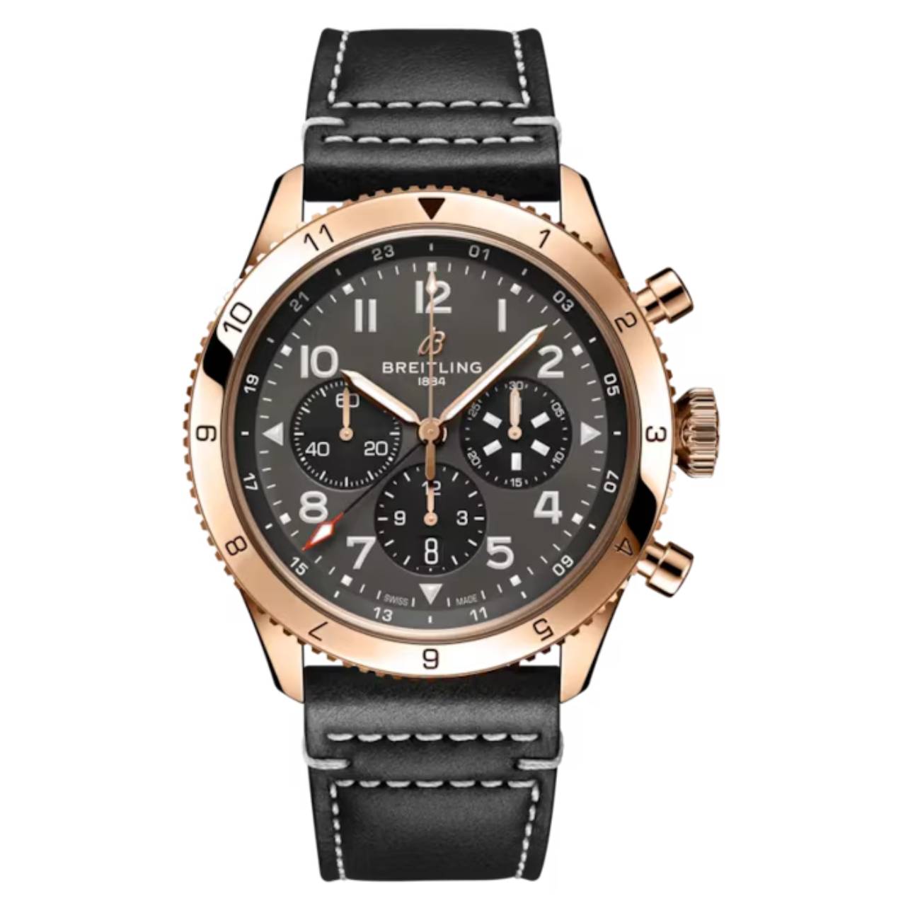 product184-breitling-classic-avi-super-avi-b04-rb04451a1b1x1-46mm-2025-18k-red-gold-image1.jpg Breitling Classic AVI Super AVI B04 RB04451A1B1X1 46MM 2025 18k Red Gold - Image 1