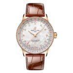 Breitling Navitimer R17327211A1P1 36mm White Mother of Pearl 18k Red Gold