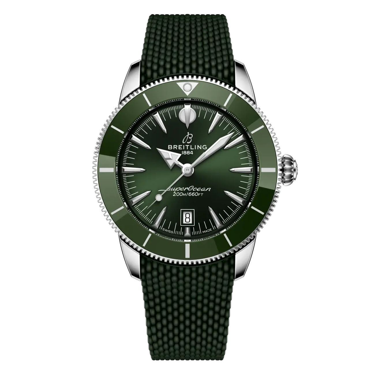 product219-breitling-superocean-heritage-ab3112361l1s1-44mm-green-dial-stainless-steel-image1.jpg Breitling Superocean Heritage AB3112361L1S1 44mm Green Dial Stainless Steel - Image 1