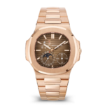 Patek Philippe Nautilus 5712/1R-001 Rose Gold Brown Dial Watch