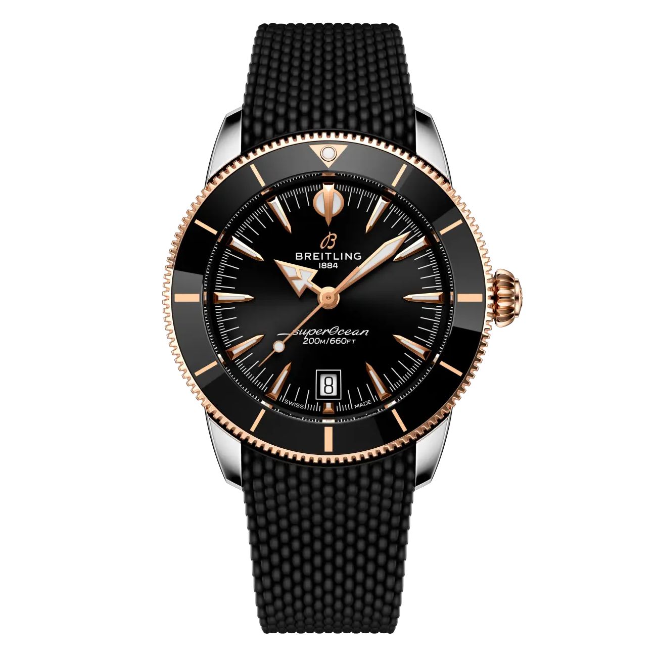 product222-breitling-superocean-heritage-b31-ub3111241b1s1-42mm-black-dial-steel-gold-image1.jpg Breitling Superocean Heritage B31 UB3111241B1S1 42MM Black Dial Steel & Gold - Image 1