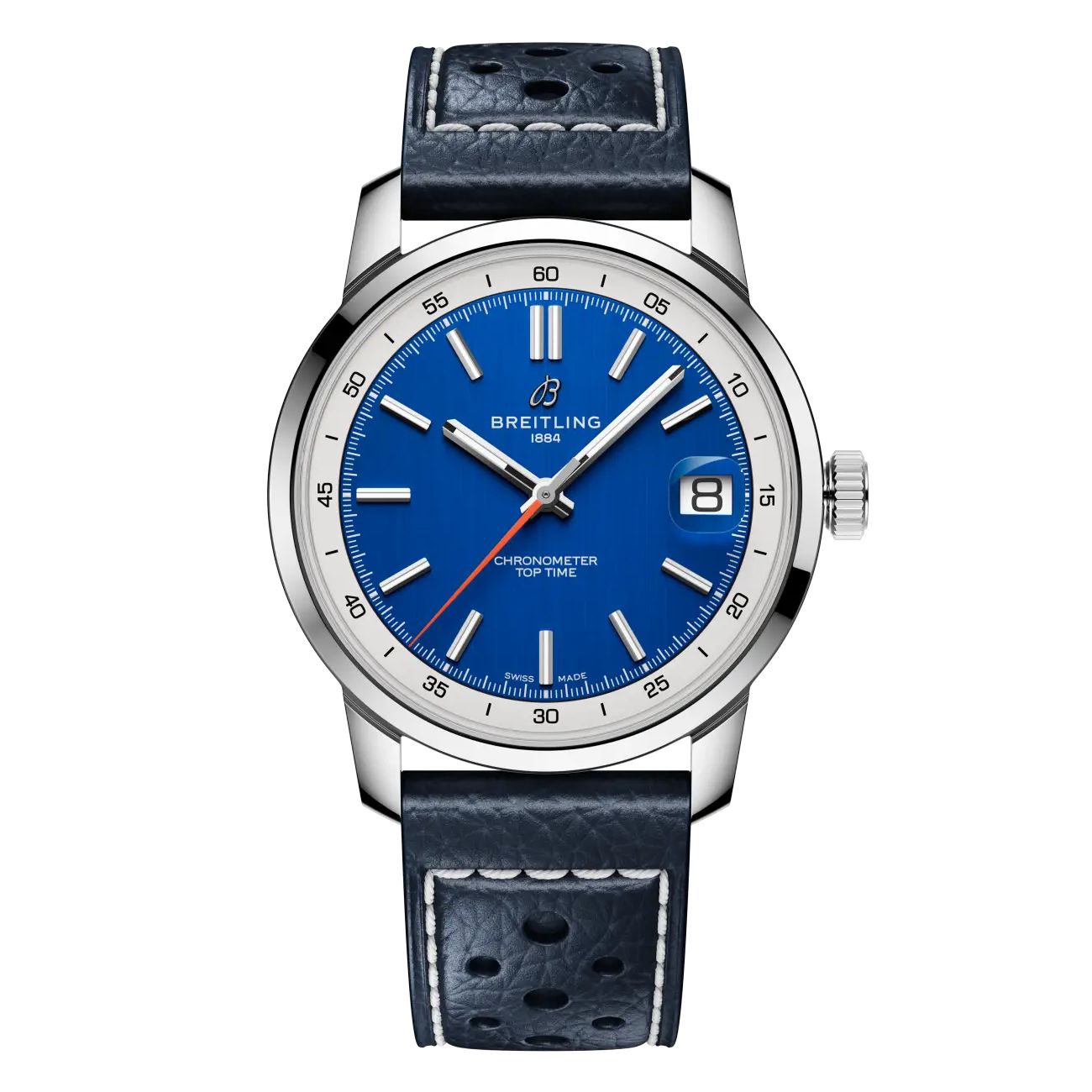 product233-breitling-top-time-b31-ab3113a71c1x1-38mm-blue-dial-stainless-steel-image1.jpg Breitling Top Time B31 AB3113A71C1X1 38mm Blue Dial Stainless Steel - Image 1