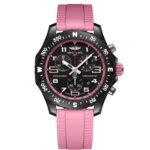 Breitling Endurance Pro X83310D41B1S1 38mm Black Dial Pink Rubber 2024