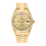 Rolex Day-Date 18038 36mm Champagne Dial Yellow Gold
