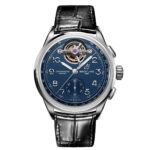 Breitling Premier LB2120171C1P1 42MM Platinum Blue Dial Leather Strap