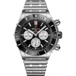 Breitling Super Chronomat AB0136251B1A1 44MM Black Dial Stainless Steel