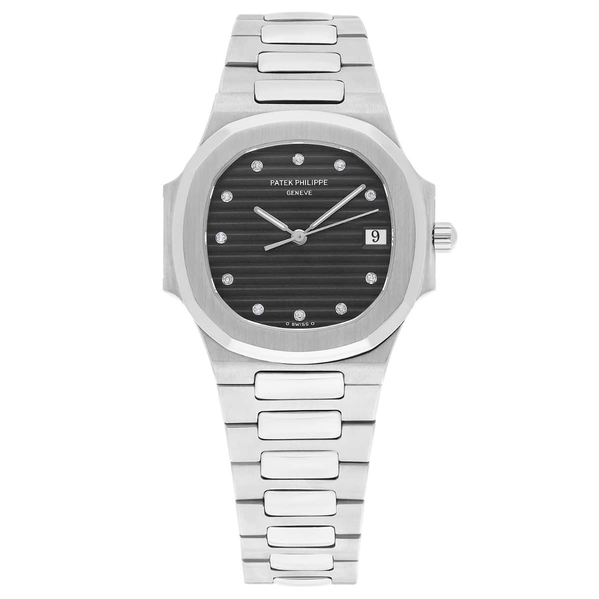 product33-patek-philippe-nautilus-39001-33mm-black-diamond-dial-steel-image1.jpg Patek Philippe Nautilus 3900/1 33MM Black Diamond Dial Steel - Image 1