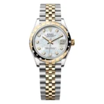Rolex Datejust 31 278343RBR 31MM Yellow Rolesor Diamond Bezel Watch