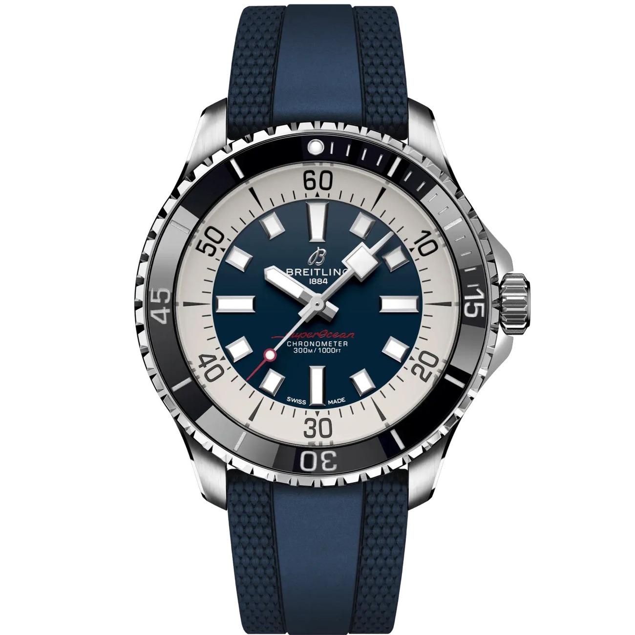 product355-breitling-superocean-a17376211c1s1-44mm-blue-dial-stainless-steel-2024-image1.jpg Breitling Superocean A17376211C1S1 44MM Blue Dial Stainless Steel - Image 1