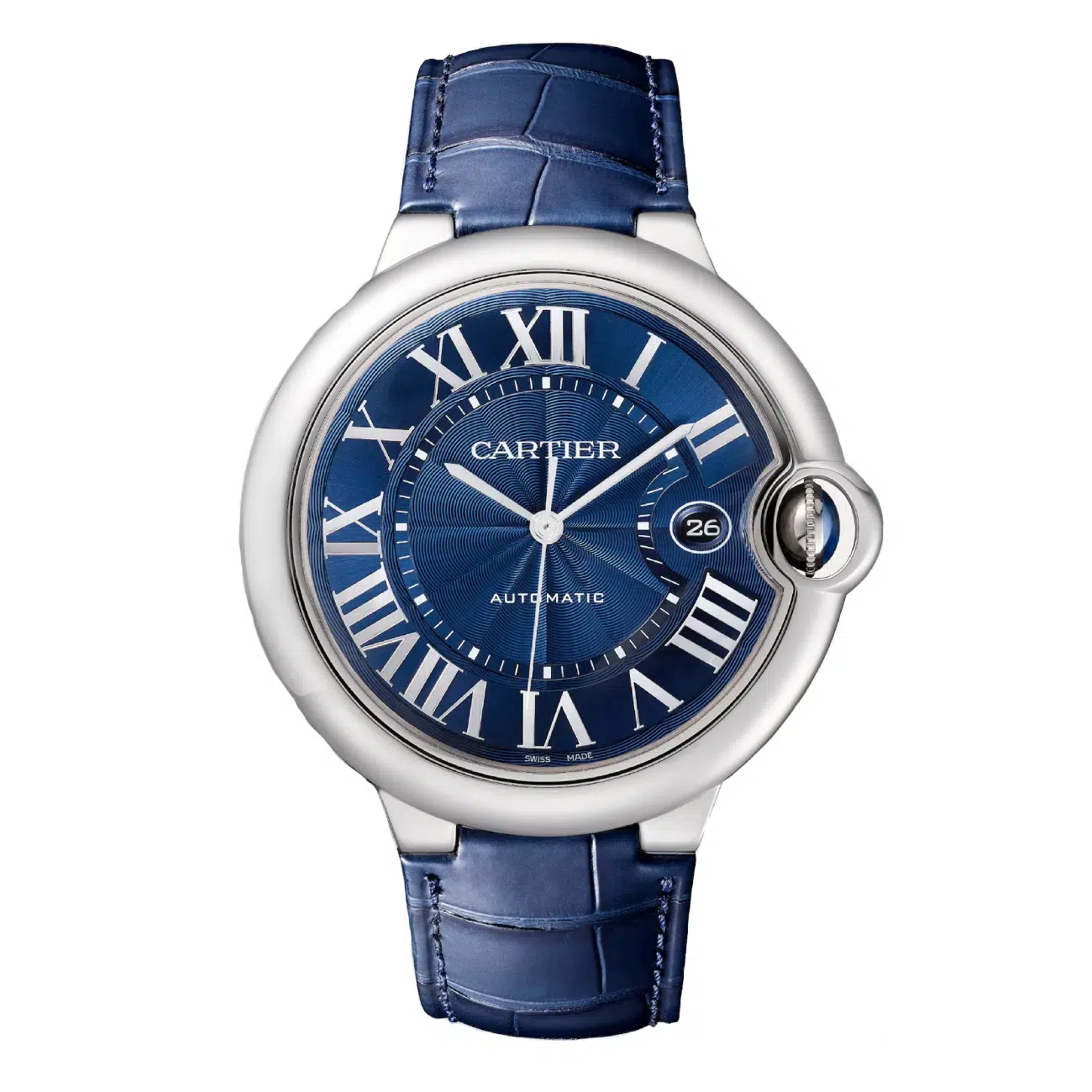 product411-cartier-ballon-bleu-wsbb0027-42mm-blue-guilloch-dial-stainless-steel-image1.webp Cartier Ballon Bleu WSBB0027 42MM Blue Guilloché Dial Stainless Steel - Image 1