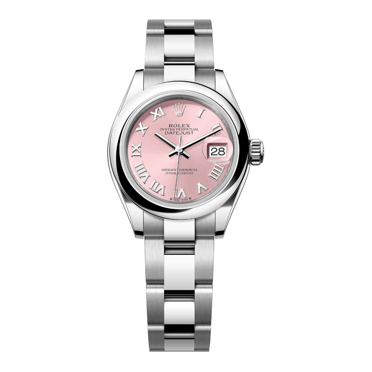 product412-rolex-lady-datejust-28-279160-0014-steel-pink-roman-dial-2024-image1.jpg Rolex Lady-Datejust 28 279160-0014 Steel Pink Roman Dial - Image 1