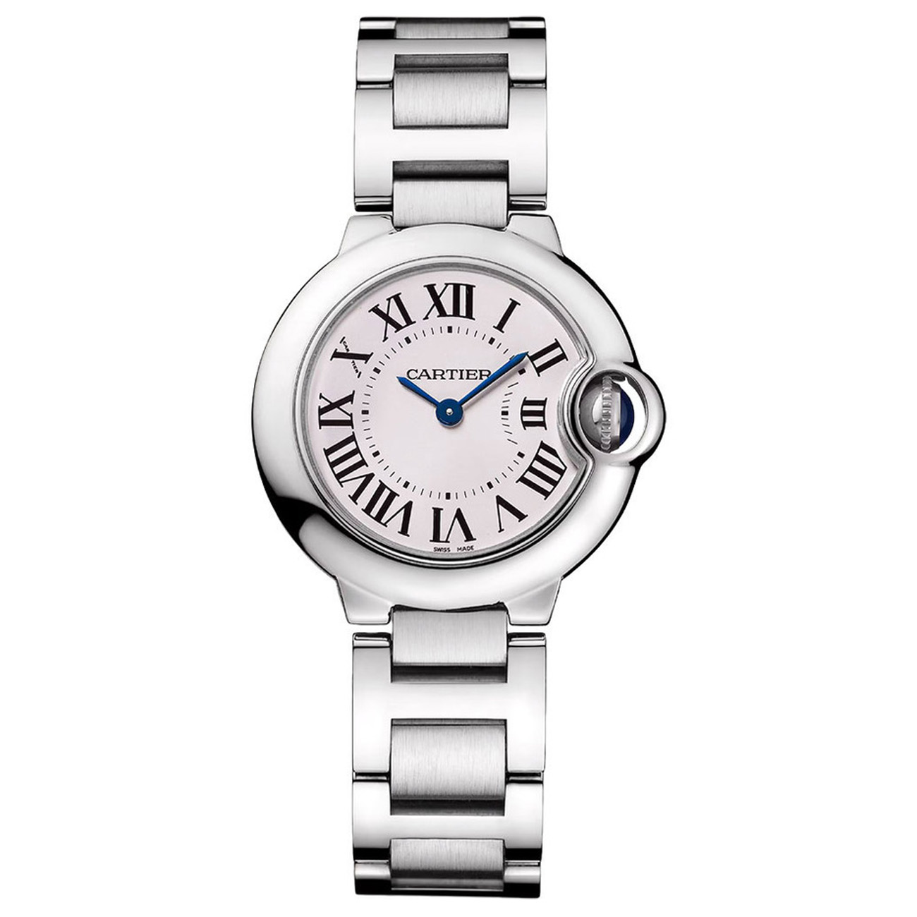 product418-cartier-ballon-bleu-wsbb0067-28mm-silver-steel-watch-2024-image1.jpg Cartier Ballon Bleu WSBB0067 28MM Silver Steel Watch - Image 1