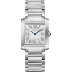 Cartier Tank Française WSTA0074 32MM Steel Silver Dial