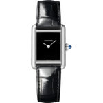 Cartier Tank Must WSTA0071 22MM Black Leather Watch